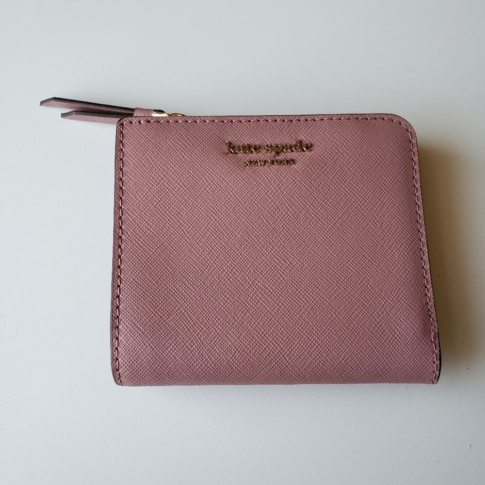 Kate Spade Small L-zip Bi-fold Wallet Cameron Dust